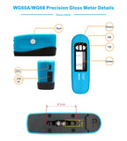 China 45 Degree Thin Film Gloss Meter WG45