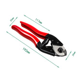 8 Inch Steel Wire Rope Scissors Multifunction Cut Clamp Bolt Cutters Chrome Vanadium Steel Scissors Pliers Hand Tools