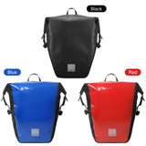 SAHOO 20L Waterproof Cycling Trunk Bag Bicycle Rear Rack Bag Bike Pannier Bag Travel Bag Large Capacity Saddle Bag for Bicycle