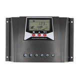 SolaMr 50A 60A Solar Charge Controller 12V/24V/36V/48V Automatic Identification Voltage Intelligent Regulator with LCD Display