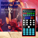 Bluetooth Sound Card Audio External USB Headset Microphone Live Broadcast Sound Card for Mobile Phone Computer PC