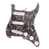 3ply Prewired Loaded Pickguard Dual Rail Humbucker Pickups for  Guitar