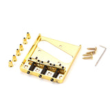 For WILKINSON 6 Strings Vintage Style Fixed Electric Guitar Bridge with Brass Saddles TL Bridge Guitar Accessories