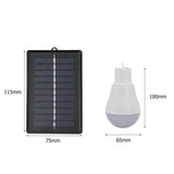 5V 15W 300LM Energy Saving Outdoor Solar Lamp USB Rechargeable Led Bulb Portable Solar Power Panel Outdoor Lighting New