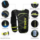 5L Hydration Backpack Reflective Cycling Backpack Fits 68cm To 130cm Chest Circumference For Cycling Marathons Running Knapsack