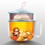 Joyoung 1.5L Mini Household Electric Cooking Pot Non-Stick Multi Cooker Portable Electric Hot Pot Rice Cooker Frying Machine