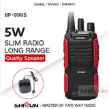 Baofeng bf-999s Plus Walkies Uhf band Military Level two way radio 999S(2) for security hotel ham BF999s upgrade of 888s 5W