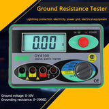 0-2000 Megohmmeter Digital Earth Tester Ground Resistance Tester Meter Real Digital Tester Digital Earth Ground