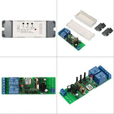 EWeLink 2CH Smart Wireless Timer Switch Module Smart WiFi Voice Control Switch Work With Amazon Alexa /Google Home /Nest/IFTTT