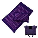Nature Organic Linen Coconut Palm Massage Yoga Mat Sport Pillow Mat Lotus Spike Acupressure Mat Cushion Back Neck Pain Relief