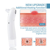Small Bubble Blackhead Remover Hot Compress Open Pore Hydrating Skin Vacuum Suction Cleaner Face T Zone Nose Deep Cleaning