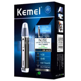 Kemei rechargeable electric all in one hair trimmer for men grooming kit beard trimer facial eyebrow trimmer nose ear shaver