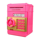 ATM Piggy Bank Automatic Money Rolling ATM Password Money Box Cash Coins Saving Box Creative Children Money Toy Christmas Gift