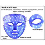 Wireless LED Mask Beauty Skin Photorejuvenation 7 Colors Mask Wrinkle Acne Skin Whitening LED Lamp Treatment