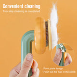 New 2022 Self Cleaning Slicker Brush for Dog and Cat Removes Cat Dogs Hair Comb Pet Cleaning Grooming Tool Beauty Products A