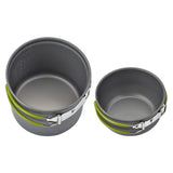 Stainless Steel Tableware Camping Hiking Cookware Picnic Hiking Set Outdoor Survival Equipment Portable Pot Cup Cooking Sets