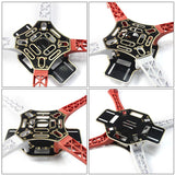 DIY F450 450mm 4-Axle / F550 6-Axle Airframe Frame Kit+30A Brushless ESC 920KV CW CCW Motor 1045 Carbon Fiber CW CCW Propellers