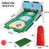 Golf Game Set,Golf Chipping Net,Golf Target For Swing Practice With 12 Balls And Storage Bag,Fun New Golf Game