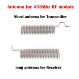433 Mhz Superheterodyne RF Receiver and Transmitter Module 433Mhz Remote controls For Arduino uno Wireless module Diy Kits