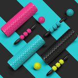 Fitness Foam Roller Muscle Relaxation Roller Pilates Exercise Back Massager Yoga Pole Exercise Equipment Push Back Massage Tool
