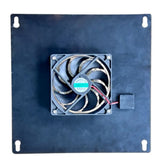 Solar Powered Attic Fan System Roof Vent Fan for Attic or Greenhouse 400cfm Exhaust Fan Blue