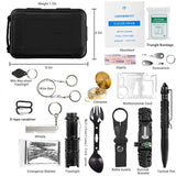 Survival Gear Emergency First Aid Kit Survival Kit Outdoor Tool Camping Hiking Hunting Fishing Tactical Defense Equipment