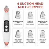 Electric Blackhead Remover Vacuum Face Ance Pore Cleaner Ultrasonic Skin Scrubber Pimple Black Head Suction Facial Washing Brush