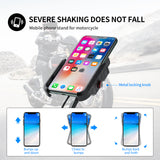 15W Motorcycle Holder Smartphone Stand Support 2 IN 1 USB Wireless QC3.0 Fast Charging Waterproof Mobile Phone Mount