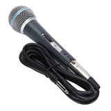 Home Wired Microphone High Fidelity Dynamic Microphone with 6.35mm Plug 50-18000Hz for Karaoke Singing TV Computer Speakers