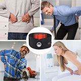 Infrared Heating Therapy Waist Vibration Massager Low Back Belt Pain Relief Spine Lumbar Back Belt Brace Support Massager