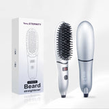 Hot Sale Hair Straightening Brush Ionic with 5 Adjustable Temperatures LED Display for Anti Static Home Travel Beard
