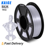 KAIGE PLA SILK Sublimation Filament 1KG 1.75MM Tolerance -/+0.02MM 3D Printer Silk Effect Refills Biodegradable Spool Material