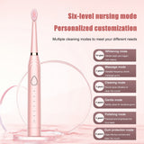 3-In-1 Electric Toothbrush 5 Ways Facial Massage Washing Brush Multifunctional Oral Whitening Cleaner