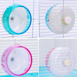 Ultra-quiet Hamster Wheel Roller Treadmill Guinea Pig Running Sports Round Wheel 12cm Home Small Animal Pet Cage Accessories