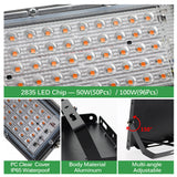 Full Spectrum LED Grow Lights AC220V Seedling Planting Lamps With On/Off Switch For Greenhouse Hydroponic Plant Growth Lighting