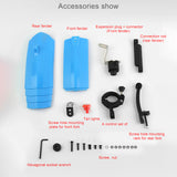 Bicycle Fenders with Taillight Quick Release MTB Adjustable Bike Front Rear Mudguards Folding Bike Fenders Cycling Parts