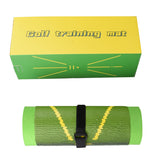 Golf Swing Mat Portable Mini Practice Hitting Aid Indoor/Outdoor Golf Swing Training Pad w 3 Pcs Pu Ball Golf Training Mat