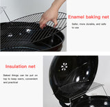 Mini Portable Stainless Steel BBQ Grill Outdoor BBQ Plate Roasting Meat Tools Camping Picnic Charcoal Barbecue Grill HWC