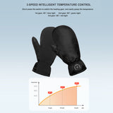 USB Electric Heated Gloves 3000 MAh Rechargeable Battery Powered Hand Warmer For Hunting Fishing Skiing Motorcycle Cycling Glove