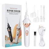 Luminous Electric Suction Ear Spoon Rechargeable Ear Pick LED Light Visual Ear Cleaner Wax Removal Tool for Children Adults
