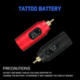 Professional Wireless Rechargeable Mini Rocket Tattoo Battery Power RCA and DC Interface Rotary Tattoo Machine Pen Battery New