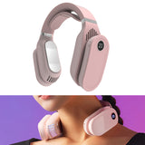 Portable Air Conditioner Hanging Neck Cooler Electric Bladeless Fan Cooling Heater Heating Wearable Neck Massager Personal Neck