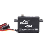 JX servo B40 40KG 0.07 Sec @ 8.4V Metal Gear Aluminium Digital Brushless Short body low profile Servo 1/10 1/12 Drift car