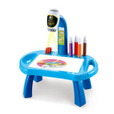 Kid Led Projector Art Drawing Table Toys Child Smart Painting Board Desk Baby Educational Learning Paint Tools Montessori Toys