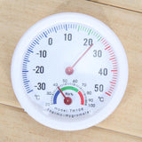 Mini Portable Accurate Durable Analog Hygrometer Mini Bell-shaped Scale Thermometer and Hygrometer for Home or Office 1 PC