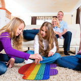 1PC Fidget Toys Bubble Antistress Board Children Adult Party popetes Game Sensory Squishy Dimple Reliever Anti Stress brinquedos