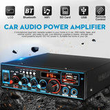 BT-309A 220V 800W Bluetooth 5.0 Amplifier For Speakers 2.0 Channel Car Audio Power AMP Bass HIFI Music Player EU Plug