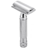 Shaver Double-Edged Safety Traditional Wet Shaver Stainless Steel Chrome Hair Removal Tool