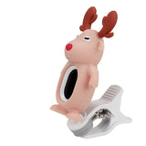 Reindeer Cartoon Cute Ukulele Tuner LCD Electronic Tuner Vibration Pickup Sound