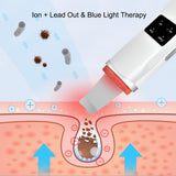 Electric Ultrasonic Face Skin Scrubber Face Cleaning Peeling Shovel Facial Pore Cleaner Blackhead Remover V Face Lifting Machine